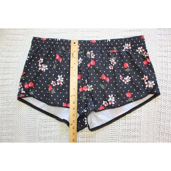 Endless Sun Women mini shorts Swim Pants Sherry print Size XL elastic waist sexy - Picture 3 of 7